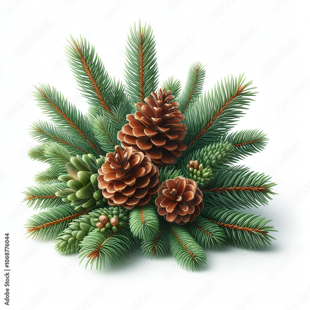 Piña decorativa para el árbol de navidad Piña decorativa para el árbol de navidad