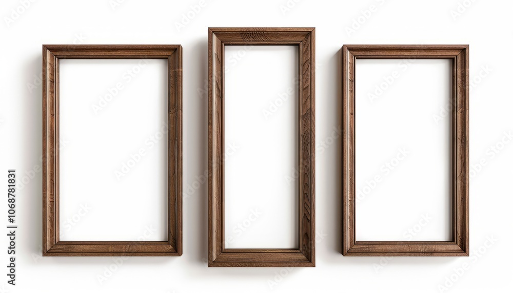 Organic Elegance: Natural Wood Frame Decor Mock Up at 7:4 Aspect Ratio Organic Elegance: Natural Wood Frame Decor Mock Up at 7:4 Aspect Ratio
