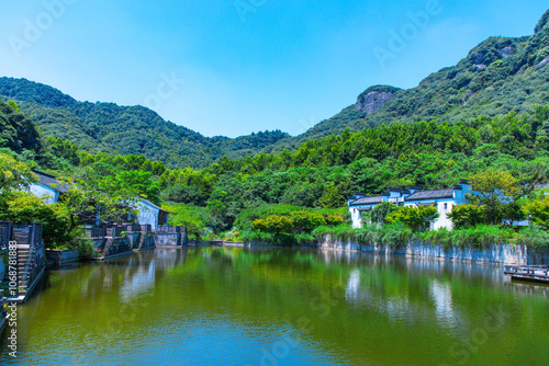 Shaoxing City, Zhejiang Province - Aerial Photography of Jiangnan Water Village