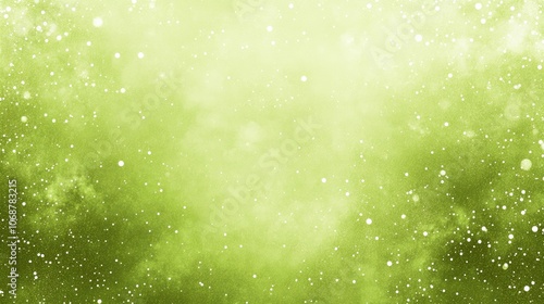 Abstract Green Starry Background for Creative Design