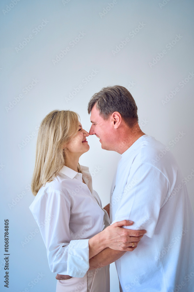 portrait of a beautiful middle-aged couple portrait of a beautiful middle-aged couple