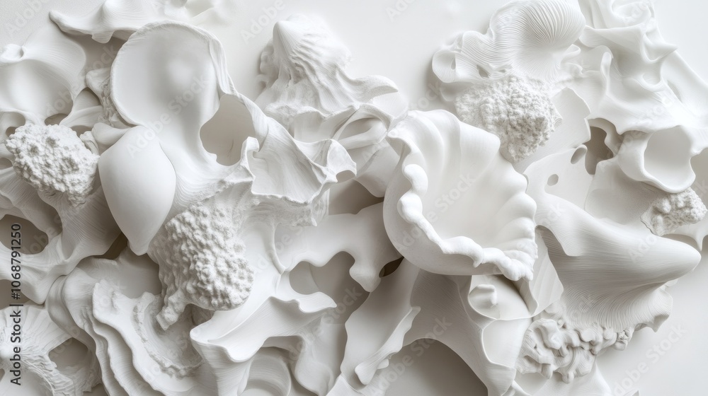 Abstract White Sculptures Abstract White Sculptures