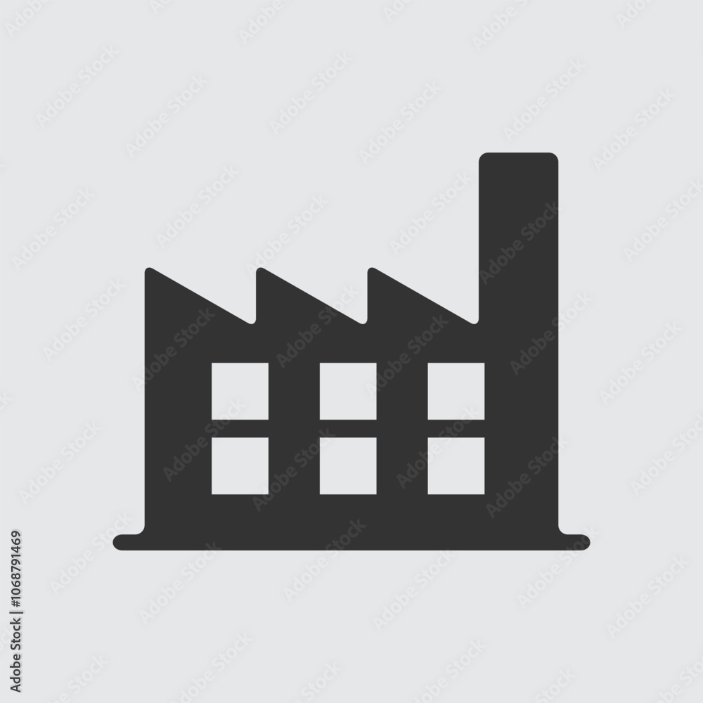 factory business departments mono icon factory business departments mono icon