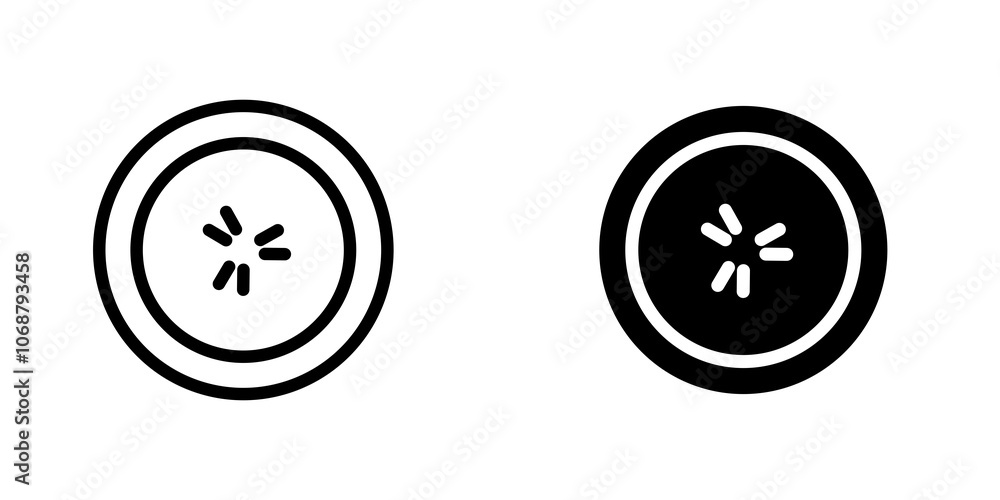 Cucumber slice icon symbol collection on white background. Cucumber slice icon symbol collection on white background.