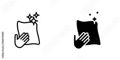 Clean icon symbol collection on white background.