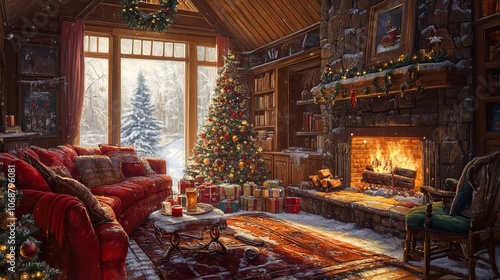 Warm interiors, hot chocolate, fireplaces, cozy blankets, and family gatherings