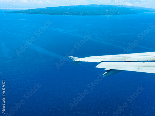 Wallpaper Mural Dumaguete, Philippines - Aerial photography of the seascape under the blue sky Torontodigital.ca