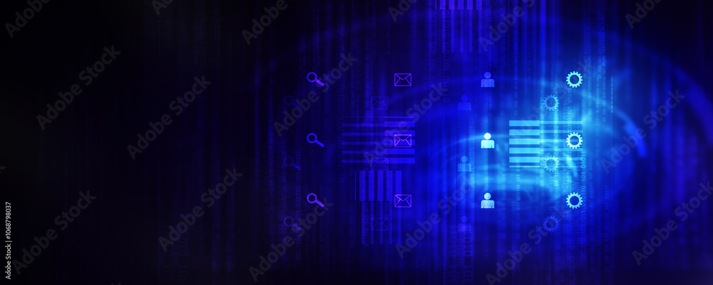 2D illustration Digital Abstract Business Networking background
2D illustration Digital Abstract Business Networking background