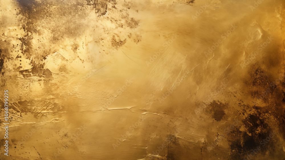 Gold foil texture with distressed finish. Golden background. Grunge metallic yellow surface with scratches. Universal gold background Gold foil texture with distressed finish. Golden background. Grunge metallic yellow surface with scratches. Universal gold background