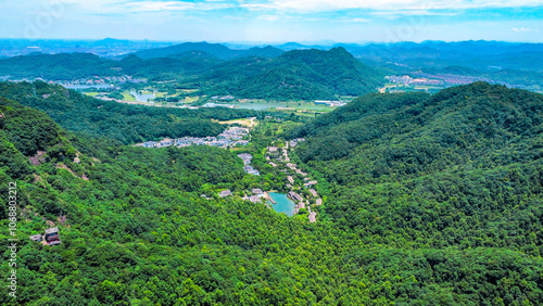 Shaoxing City, Zhejiang Province - Aerial Photography of Jiangnan Water Village