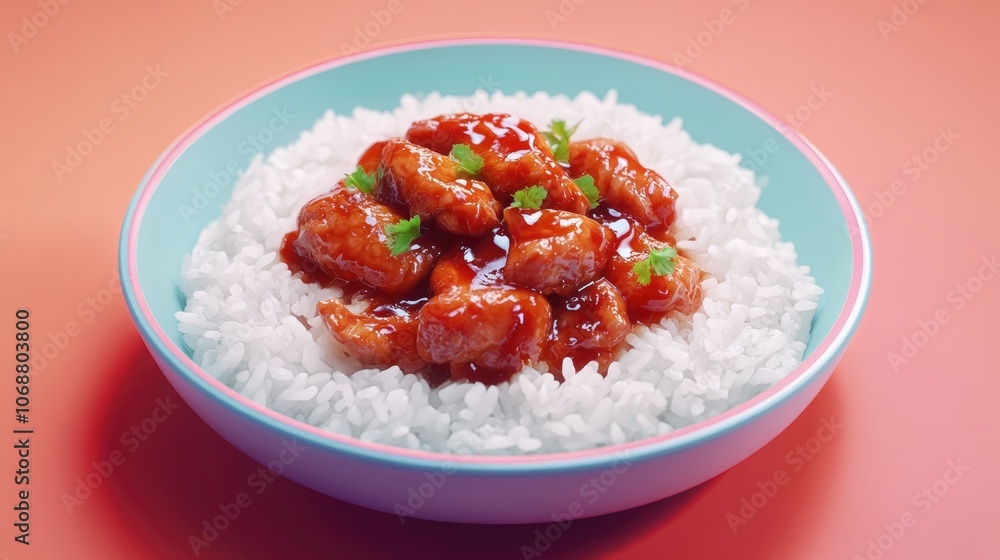 Savory duck dish served with fluffy rice perfect for gourmet dining options Savory duck dish served with fluffy rice perfect for gourmet dining options