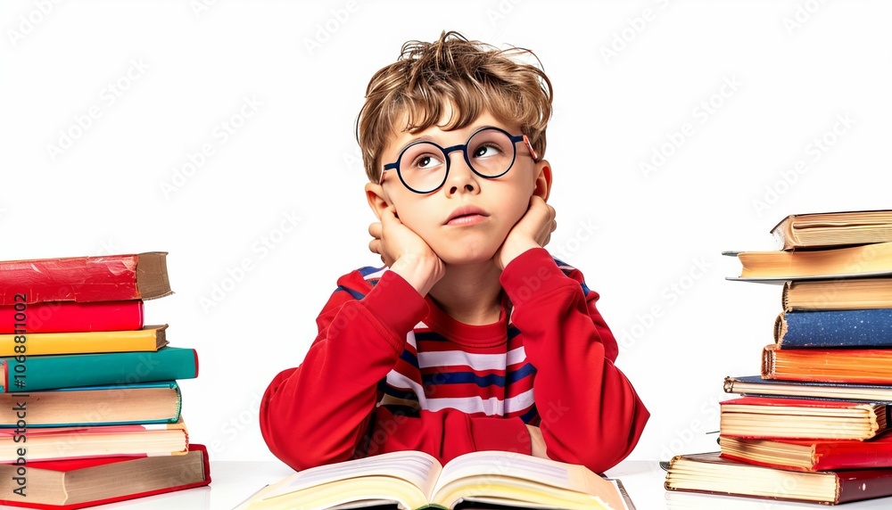 Smart and Silly: A Compilation of Young Schoolkids in Glasses Obsessed with Learning Smart and Silly: A Compilation of Young Schoolkids in Glasses Obsessed with Learning