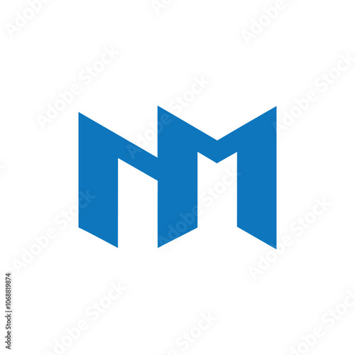 Free Download nm logo design vector template, initial nm letter logo design vector template, mn logo vector template, initial mn letter logo design vector. Initial NM Logo - GFXLoad