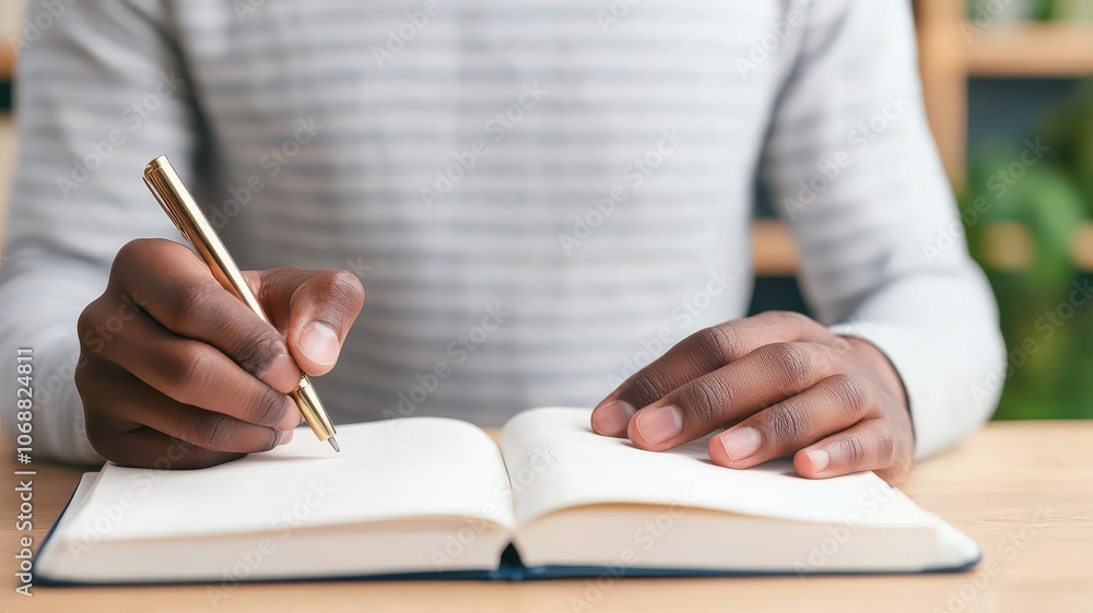 A person writing in a journal, reflecting on past mistakes and embracing selfforgiveness and acceptance selfreflection, personal growth A person writing in a journal, reflecting on past mistakes and embracing selfforgiveness and acceptance selfreflection, personal growth