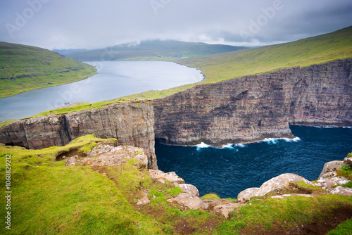 View of "floating lake" Lei...