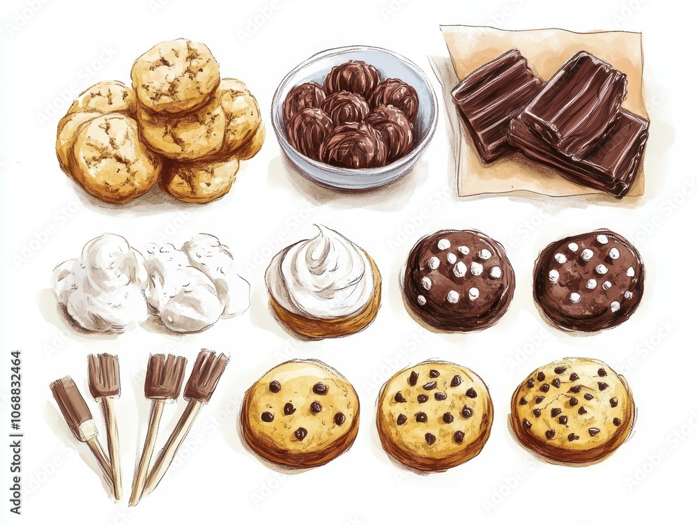 Create delicious holiday treats a simple baking guide with step-by-step illustrations Create delicious holiday treats a simple baking guide with step-by-step illustrations