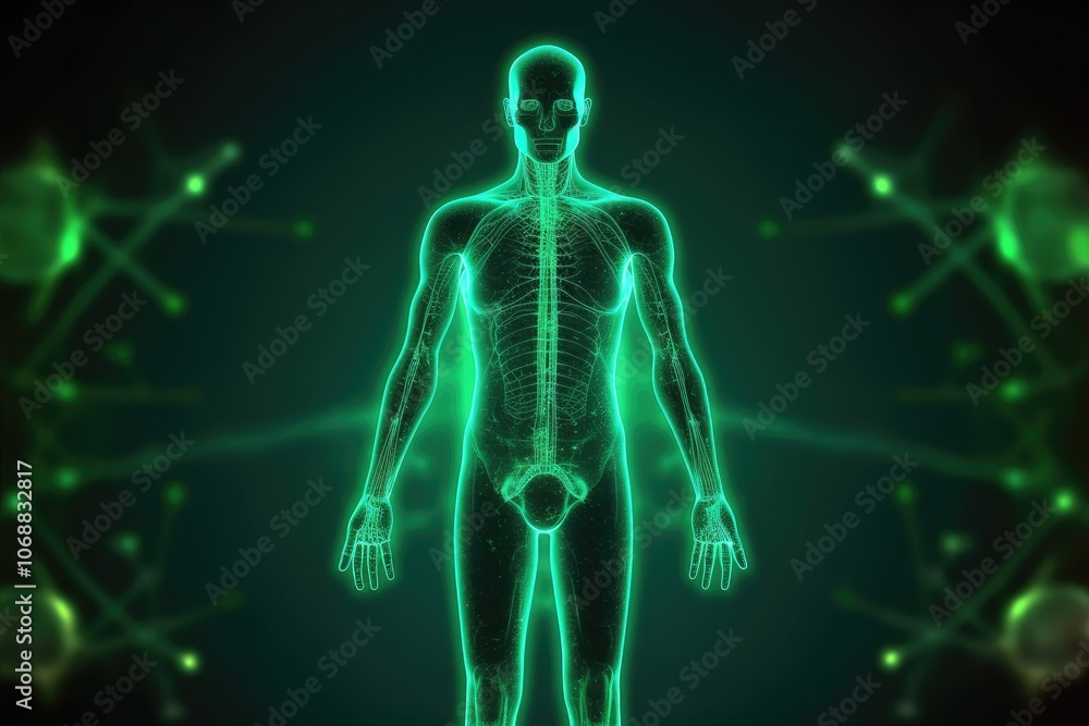 Futuristic Representation of Human Anatomy Futuristic Representation of Human Anatomy