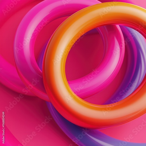 Explore Vibrant Rings of Color and Light for Artistic Inspiration