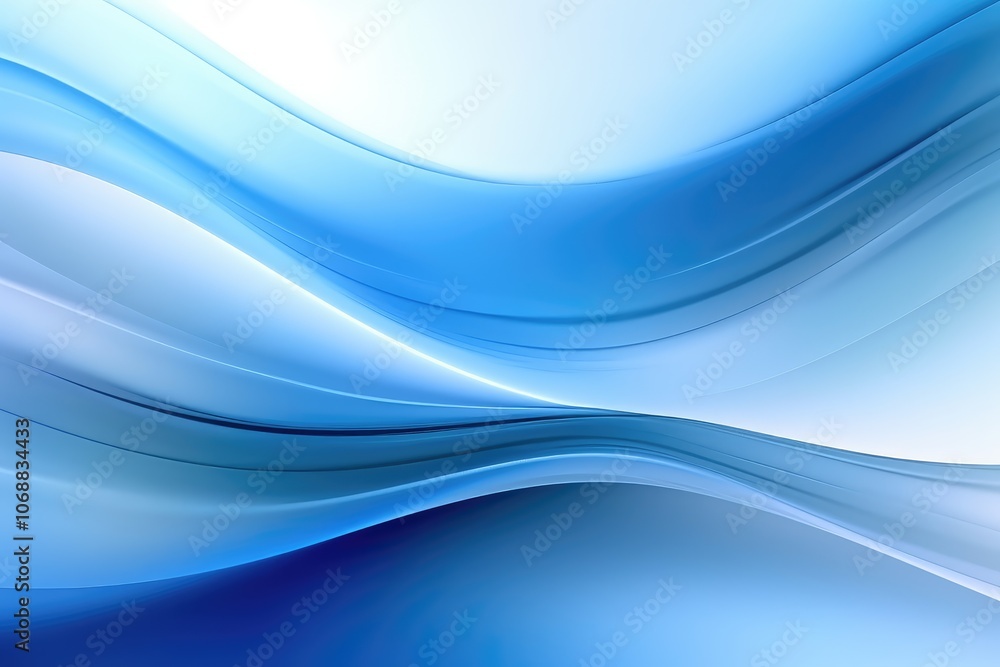 Elegant Blue Abstract Wave Design Elegant Blue Abstract Wave Design