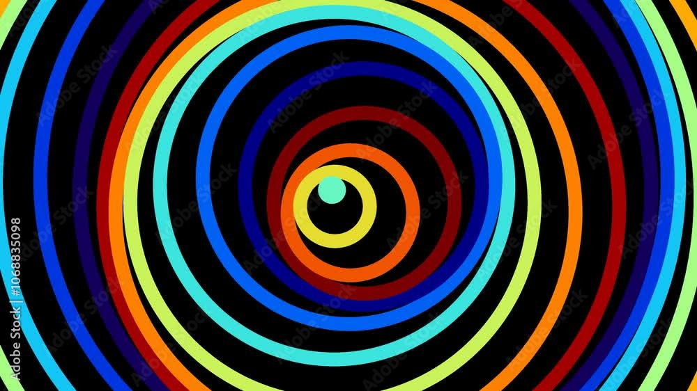 Colorful Spiral Rings with Dynamic Motion Effects Colorful Spiral Rings with Dynamic Motion Effects