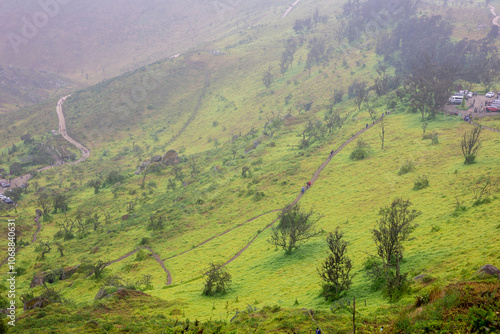 Lomas de Lachay, a National Reserve near Lima, ideal for exploring trails, observing wildlife and enjoying nature and outdoor walks. photo