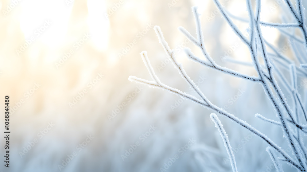 Explore the enchanting beauty of a frozen forest scene with ice-encased trees and delicate frosted branches Explore the enchanting beauty of a frozen forest scene with ice-encased trees and delicate frosted branches