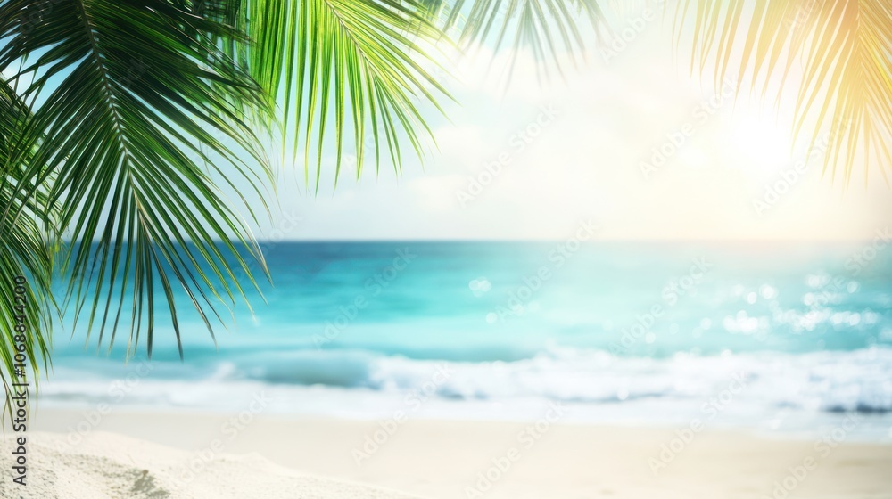 Obraz premium Tropical Beach Paradise