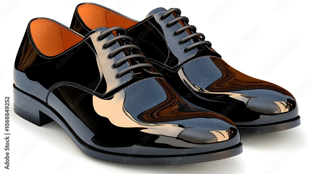 Shiny black dress shoes elevate formal style Shiny black dress shoes elevate formal style