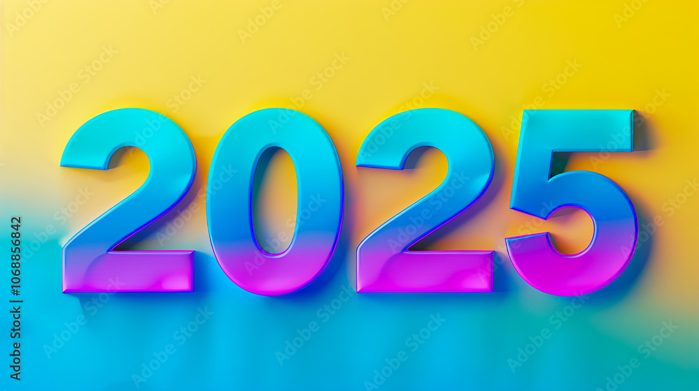 Text 2025 number design for a New Year invitation, featuring modern typography for celebrating the upcoming year. Text 2025 number design for a New Year invitation, featuring modern typography for celebrating the upcoming year.