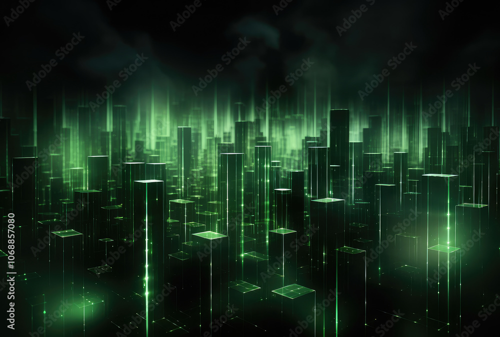 Neon Glow Cyber Cityscape at Night Neon Glow Cyber Cityscape at Night