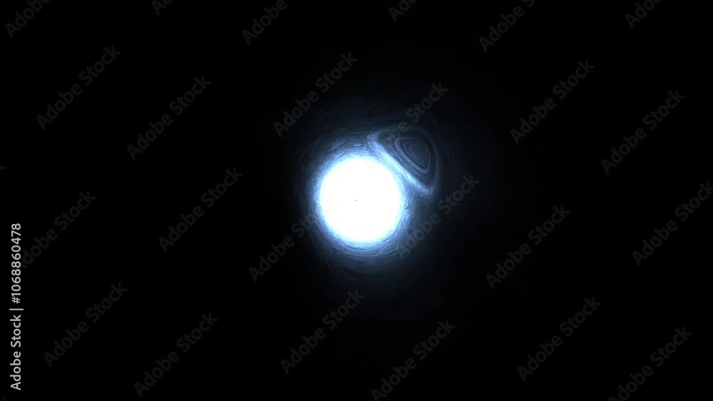 Illuminated Liquid Flow Into Cosmic Abyss Illuminated Liquid Flow Into Cosmic Abyss