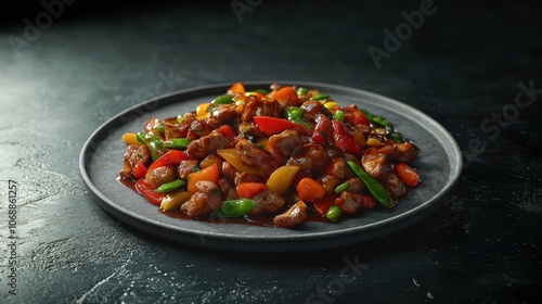 The Shrimp and Vegetable Dish