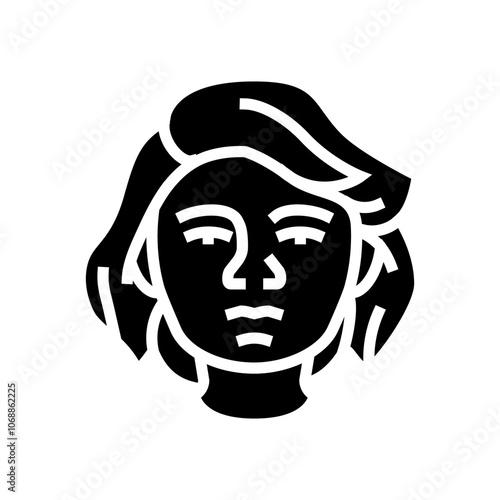 pride woman expression glyph icon vector. pride woman expression sign. isolated symbol illustration