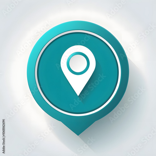 map pointer icon blue button Free Download map pointer icon blue button - GFXLoad