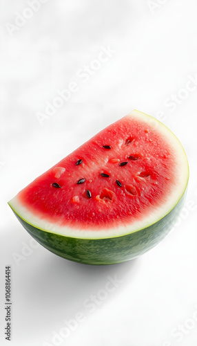 watermelon isolated on transparent png isolated with white shades, png photo