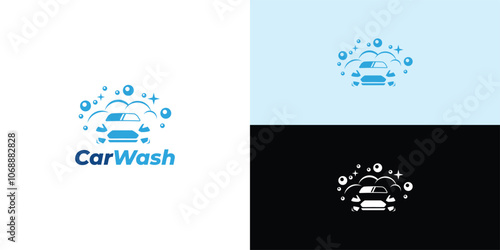 Wallpaper Mural Car Wash and Detailing Logo Template Torontodigital.ca