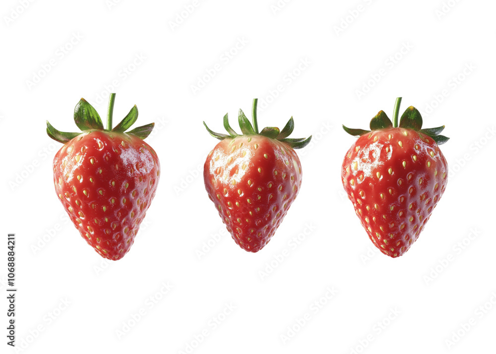 Strawberry isolated on transparent background Strawberry isolated on transparent background