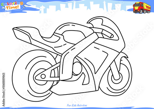 Lets color it Motorcycle 4