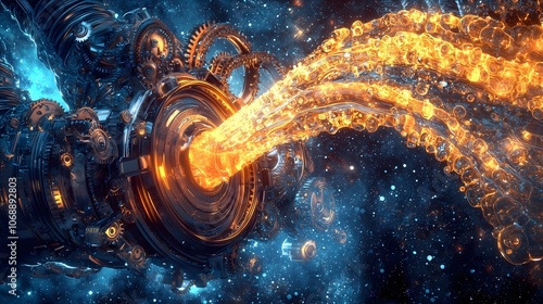 Explore the dynamic fusion of technology and art as the lasalus aquarius cloth transforms into a water bearer