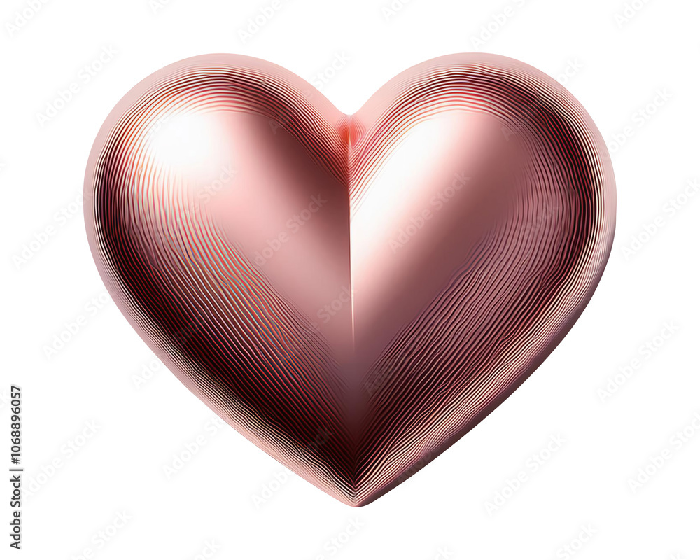 Heart Shape with Shadow: Romantic Valentine's Day Clip Art Heart Shape with Shadow: Romantic Valentine's Day Clip Art