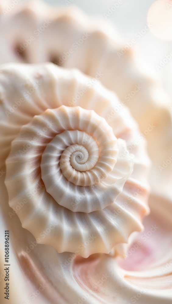 Close-Up of Spiral Seashell with Soft Pastel Colors Phone Wallpaper
Close-Up of Spiral Seashell with Soft Pastel Colors Phone Wallpaper