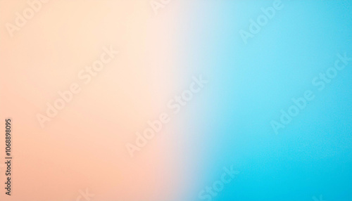 Abstract Blue and Peach Gradient Background