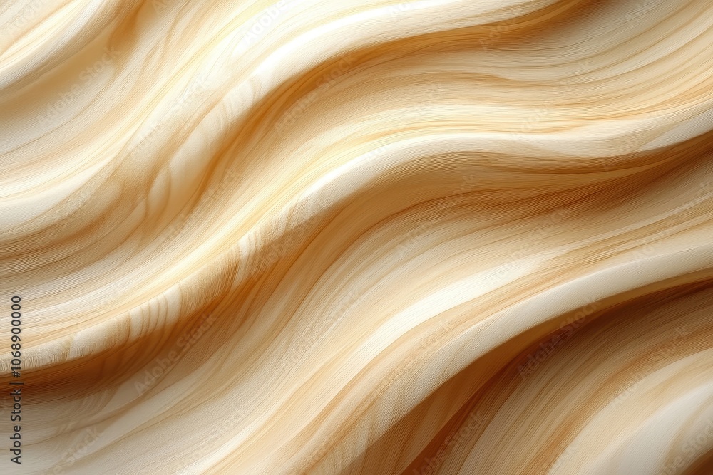 Smooth Wooden Wave Pattern with Minimalist Design Smooth Wooden Wave Pattern with Minimalist Design