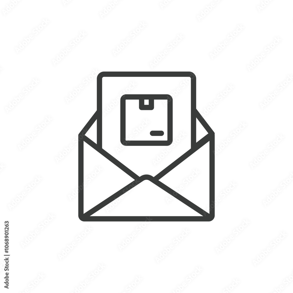 Shipping delivery mail confirm, icon in line design. Shipping, delivery, mail, confirm, confirmation, tracking, receipt on white background vector. Shipping delivery mail confirm editable stroke icon Shipping delivery mail confirm, icon in line design. Shipping, delivery, mail, confirm, confirmation, tracking, receipt on white background vector. Shipping delivery mail confirm editable stroke icon