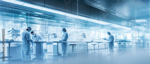 Scientists Working in Advanced Laboratory