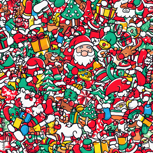 christmas seamless pattern