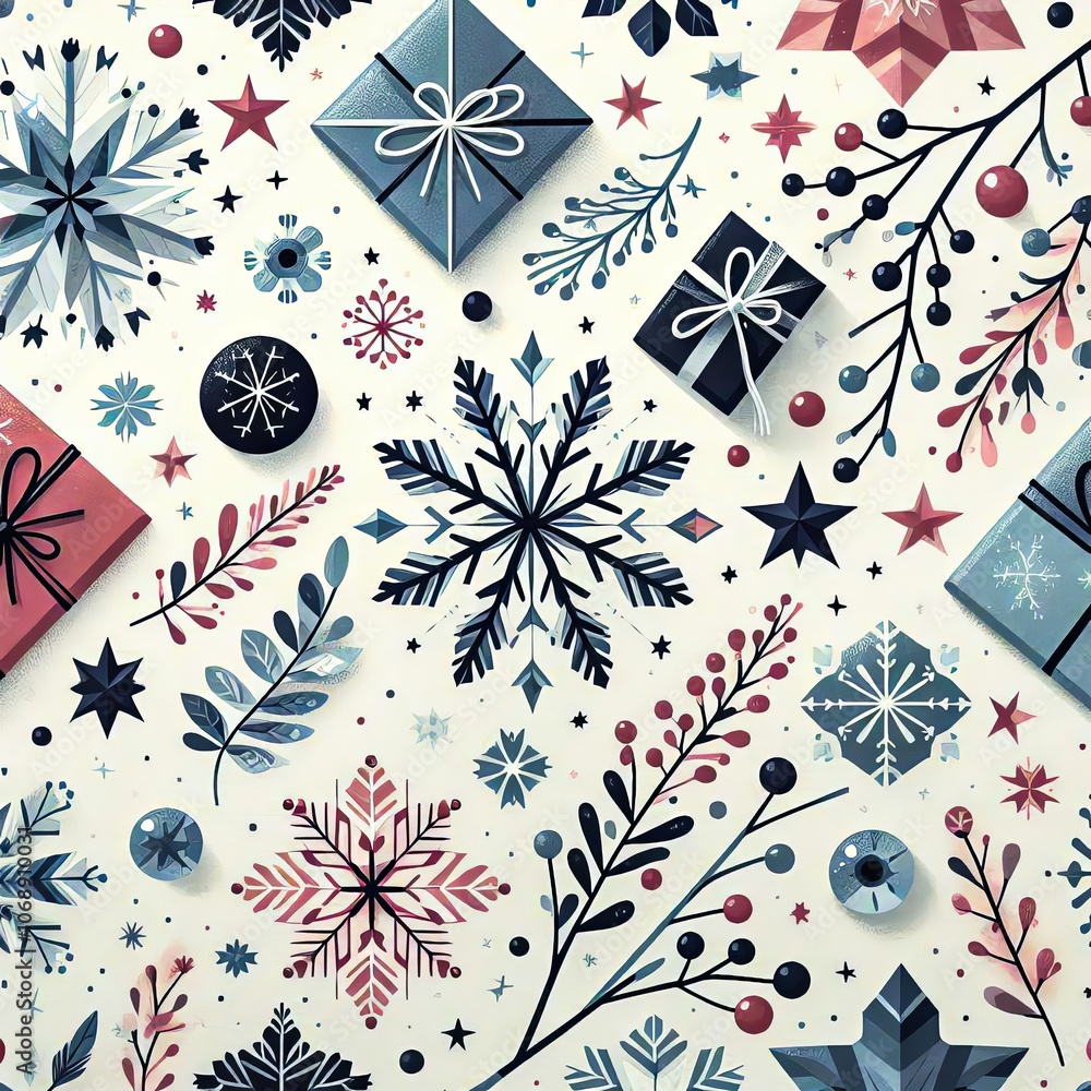 Decor for gift wrapping and paper Decor for gift wrapping and paper