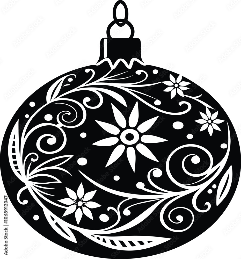 Christmas ball, Christmas bauble, christmas ball icon vector illustration Christmas ball, Christmas bauble, christmas ball icon vector illustration