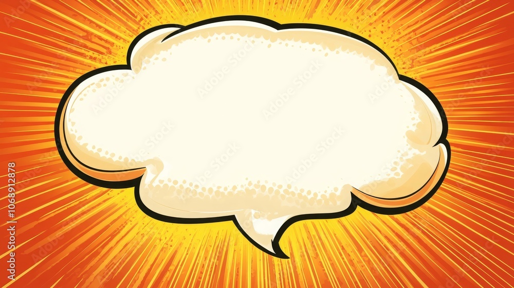 Blank comic-style speech bubbles; classic pop-art elements for text in vector format Blank comic-style speech bubbles; classic pop-art elements for text in vector format