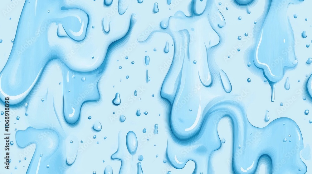 Abstract seamless pattern featuring light blue tones with dripping and splashing effects ideal for backgrounds wallpapers or greeting cards Abstract seamless pattern featuring light blue tones with dripping and splashing effects ideal for backgrounds wallpapers or greeting cards